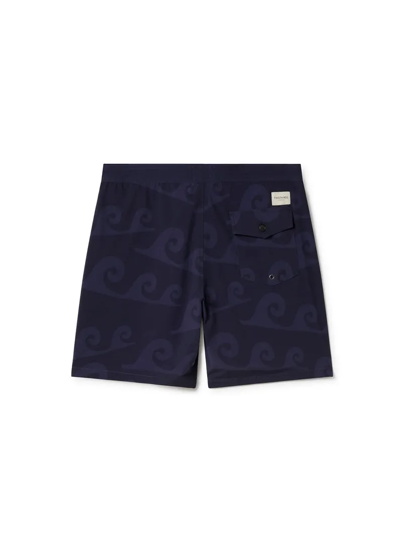 TWOTHIRDS TWOTHIRDS Herren vegan Shorts Signal Ocean Blue, Extra dunkelblau, – Produktbild 2 von 2