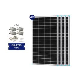 Renogy 16BB N-Typ 175W Solarmodul - inkl. 0% MwSt. / 4 Stück mit gratis Z-Halterung – Produktbild 1 von 1