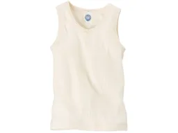 Cosilana Cosilana Kinder Unterhemd Baumwolle-Wolle-Seide natur Gr.128 – Produktbild 1 von 1