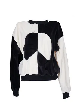 Lena Schokolade Lena Schokolade Peace Sweater aus Bio-Baumwoll-Nicki – Produktbild 1 von 1