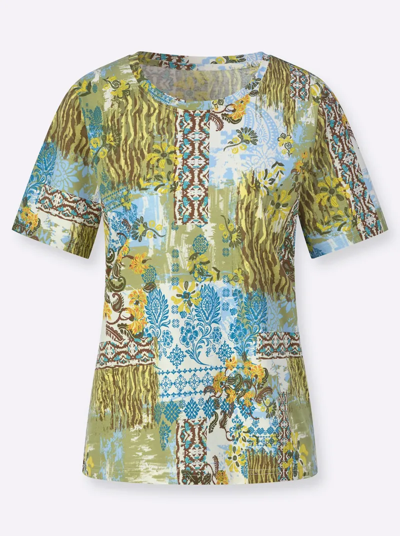 Witt Print-Shirt schilf-bedruckt, Schilf-bedruckt, – Produktbild 1 von 2