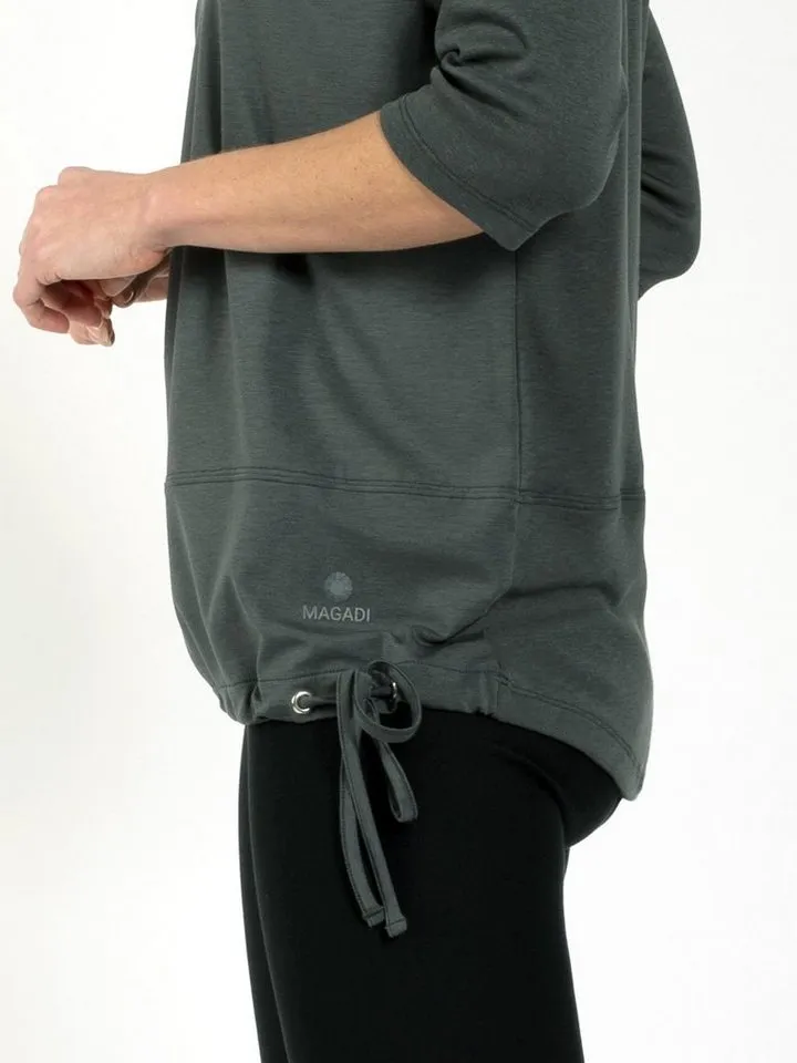 Magadi Magadi Yogashirt Sara aus weichem Naturmaterial, Grün, – Produktbild 2 von 4