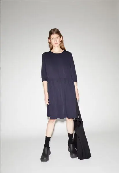ARMEDANGELS ARMEDANGELS ROSEAA - Damen Webkleid Relaxed Fit aus LENZING ECOVERO Viskose, Night sky, – Produktbild 4 von 4