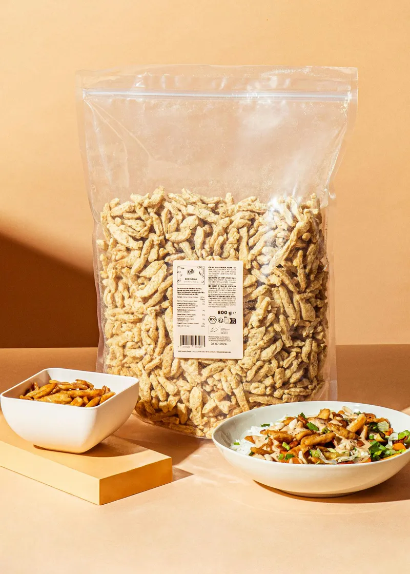 KoRo Bio Soja Streifen 800 g – Produktbild 2 von 5