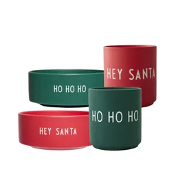 Design Letters Christmas snacking set - 2 cups and 2 bowls – Produktbild 1 von 1