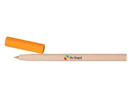 FSC-zertifizierter Kugelschreiber 'Cap' orange – Produktbild 1 von 1