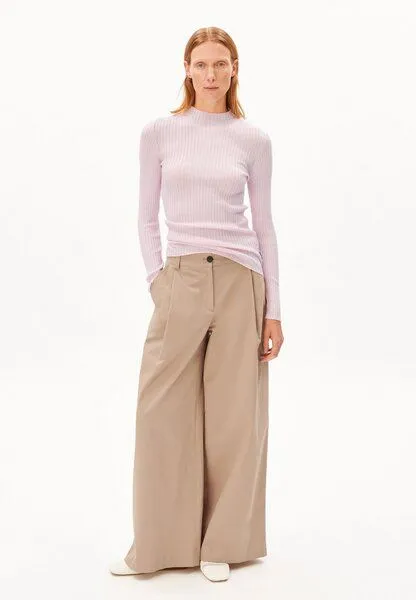 ARMEDANGELS ARMEDANGELS ALAANIA Damen Pullover Slim Fit aus Bio-Baumwolle, Pink mist, – Produktbild 4 von 4