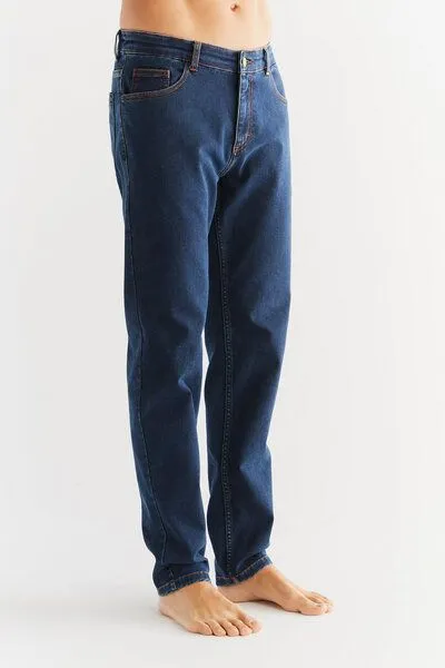 Evermind Evermind M's Warm Slim Fit-MG1026, Colony blue, – Produktbild 3 von 4