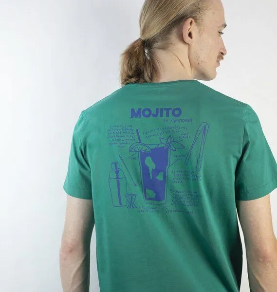 Kiwistories T-Shirt Unisex- 100%Org Baumwolle- Mojito Print, Grün, – Produktbild 1 von 3