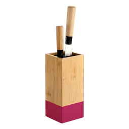 Kesper Kesper Messerblock, beere, K-Stoffborsten, – Produktbild 1 von 1