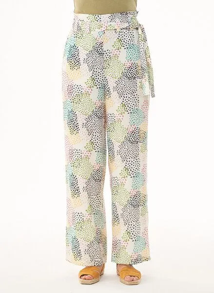 ORGANICATION ORGANICATION Hose aus TENCEL Lyocell mit Allover-Print, Multi color, – Produktbild 1 von 4