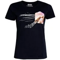 FÄDD FÄDD Damen T-Shirt Rundhals aus Bio-Baumwolle "Nordsee BT" Navy Schwarz – Produktbild 1 von 1