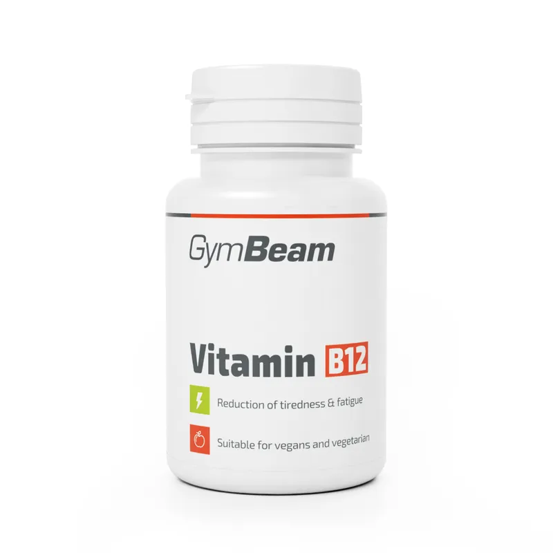 GymBeam GymBeam Vitamin B12 (Cobalamin) 90 Tabletten ohne Geschmack – Produktbild 1 von 1