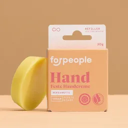 forpeople forpeople Feste Handcreme (vegan) | Naturkosmetik | ersetzt 3 Plastiktuben | Nachfüllbar – Produktbild 1 von 1