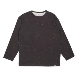Walkiddy Kinder Langarmshirt GOTS zertifiziert, Bio-Baumwolle, grau, „Colorful Dots“, weich & bequem – Walkiddy – Produktbild 1 von 1