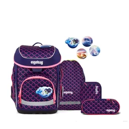 Ergobag Ergobag cubo COLOUR FLASH Edition Schulranzen, 5-teiliges Set, PerlentauchBär – Produktbild 1 von 1