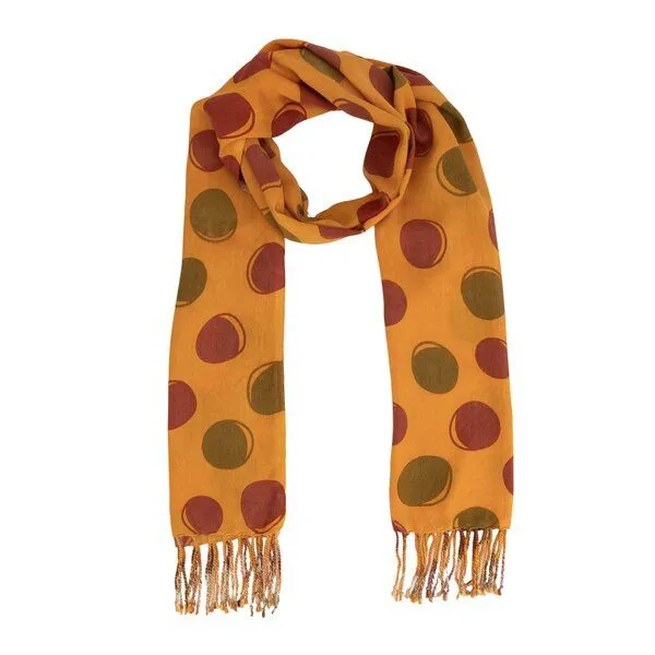 El Puente El Puente Schal "Trio", Orange,rot, – Produktbild 1 von 3