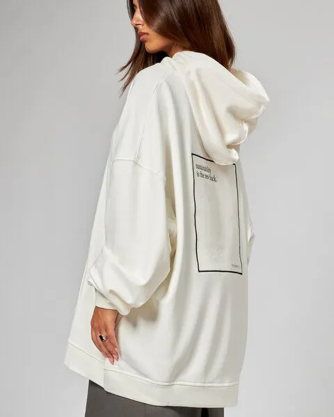 noemvri fashion label noemvri fashion label oversized Hoodie, Black, – Produktbild 6 von 8