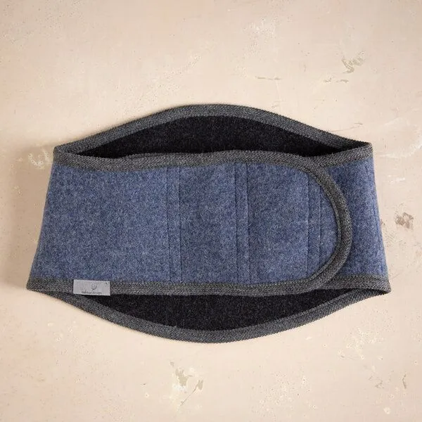 nahtur-design nahtur-design Rückenwärmer Komfort aus 100% Schurwolle | verschiedene Farben, Blau_01 (blau), – Produktbild 1 von 4