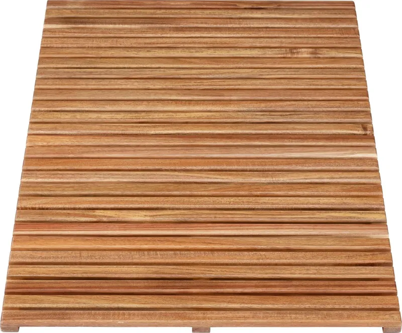 Wenko Wenko Saunabodenrost Acacia, Höhe 25 mm, rechteckig, Baderost aus Akazienholz für innen & außen, Beige, – Produktbild 1 von 3
