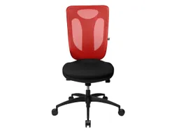 Topstar Topstar Bürodrehstuhl "Net Pro 100" ohne Armlehnen rot – Produktbild 1 von 1