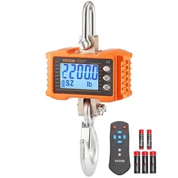 VEVOR Industrielle Hängewaage, 1000 kg, robuste digitale Kranwaage mit Fernbedienung, Lastenwaage, Gehäuse aus Aluminiumguss, hochpräzises LCD-Display für Bau, Fabrik, Bauernhof, Jagd – Produktbild 1 von 1