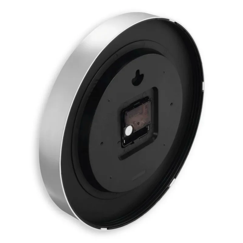 Hama Hama Wanduhr "Sizilien", Quarzuhr, ohne Ticken, analog, Ø 30 cm, Schwarz/silber, – Produktbild 3 von 4