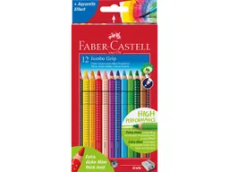 Faber-Castell Faber-Castell Buntstift Jumbo Grip 12er-Kartonetui – Produktbild 1 von 1