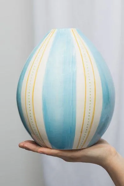 Tranquillo Tranquillo Vase AQUARELL, Blau, – Produktbild 4 von 6
