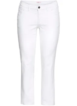 sheego Gerade Jeans white denim – Produktbild 1 von 1