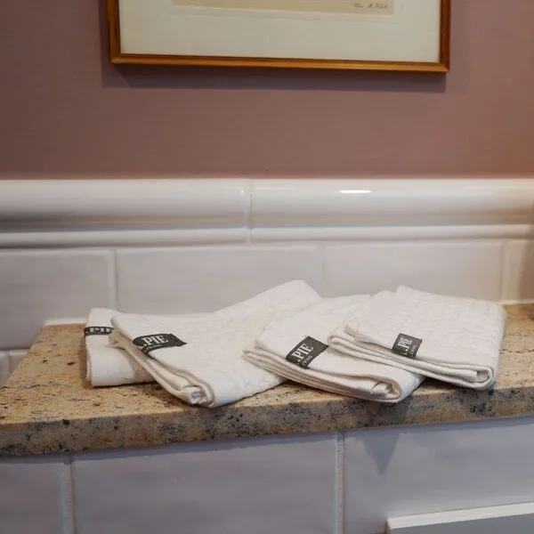 AGA.PIE AGA.PIE Waschlappen-Set aus Lyocell aus Bambuscellulose mit Bio-Baumwolle - 30x30 cm - 4 Stk., Puder, – Produktbild 2 von 4