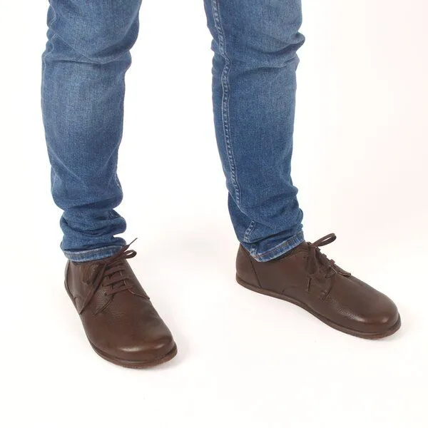 Pololo Pololo Barfuß-Halbschuh London pflanzlich gegerbtes Leder, Braun, – Produktbild 4 von 4