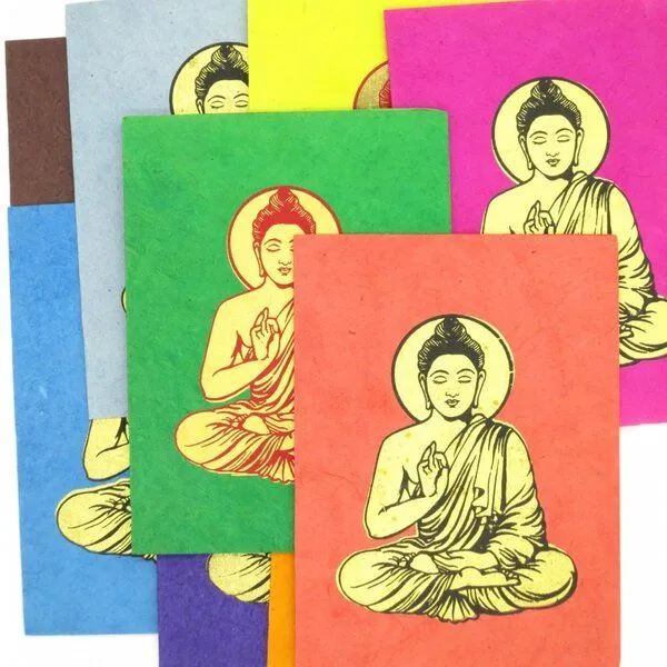 Just Be Just Be Briefkarte Buddha, Violett, – Produktbild 1 von 3