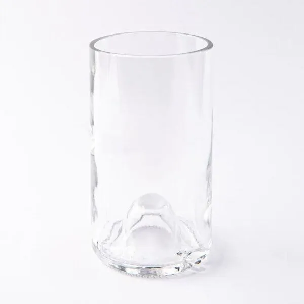 Plates et Culotées Upcycling-Glas aus Weinflasche Grün von Plates et Culotées – Produktbild 1 von 8