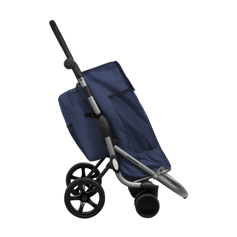 Playmarket Playmarket Einkaufstrolley GO PLUS PREMIUM, Blau, – Produktbild 3 von 4