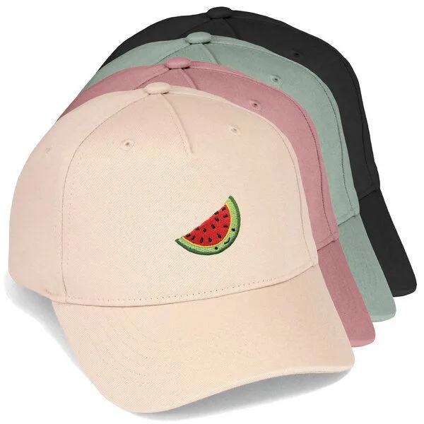LIGARTI Bestickte Cap – Wassermelone – LIGARTI Tiermanufaktur, Sand, – Produktbild 2 von 4