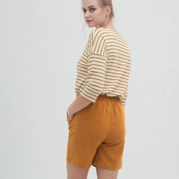 Living Crafts Living Crafts Bermuda Shorts - ORSINA, Dark amber (braun), – Produktbild 2 von 3