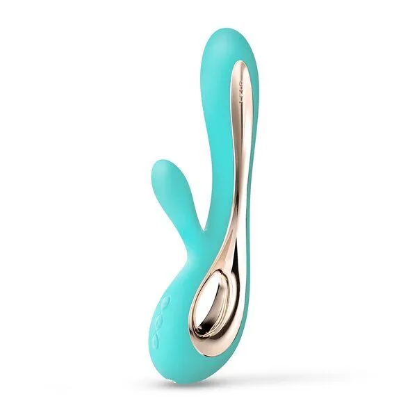 LELO G-Punkt- und Klitorisvibrator (Rabbit-Vibrator) - LELO SORAYA 2, Aqua, – Produktbild 1 von 4