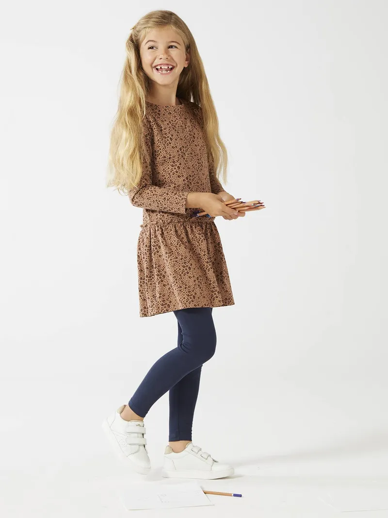 Vertbaudet Mädchen Leggings, Marine, – Produktbild 1 von 3