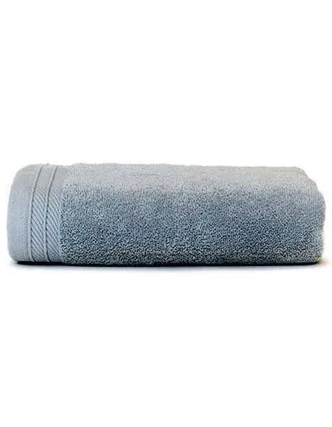 The One Towelling® The One Towelling® 2er Set Badetuch schweres Frottee 550gr/m² 70 x 140cm Bio Baumwolle, Silbergrau, – Produktbild 1 von 2