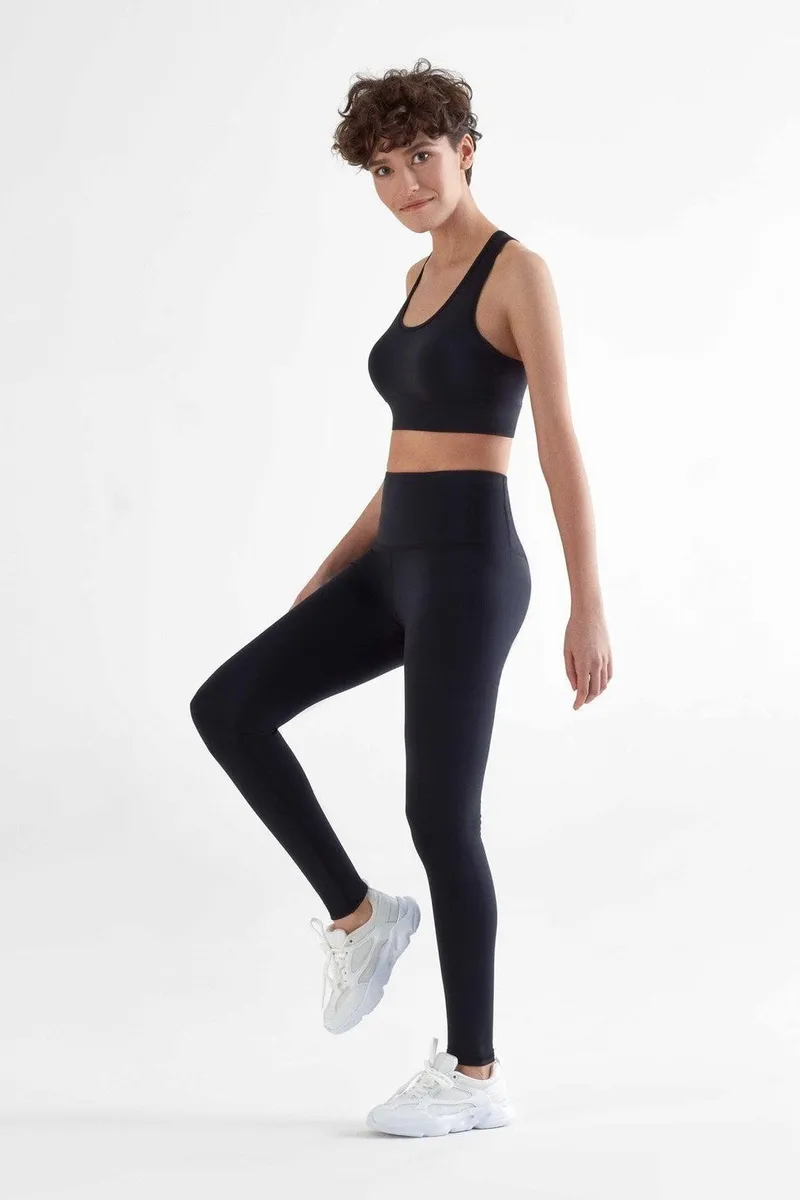 True North True North Damen vegan Leggings Schwarz, Schwarz, – Produktbild 2 von 2