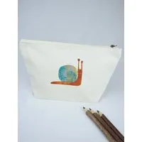 MelaDi Meladi Accessoire-Tasche aus Biobaumwolle - Größe S Schnecke – Produktbild 1 von 1