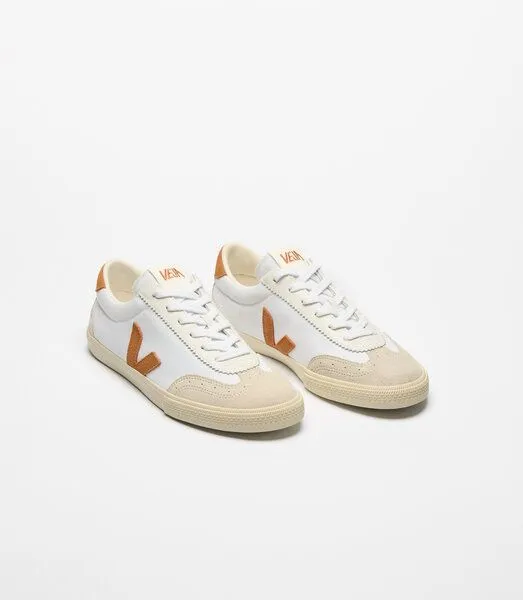 Veja Veja Damen-Sneaker Volley Canvas White Umber – Produktbild 2 von 4