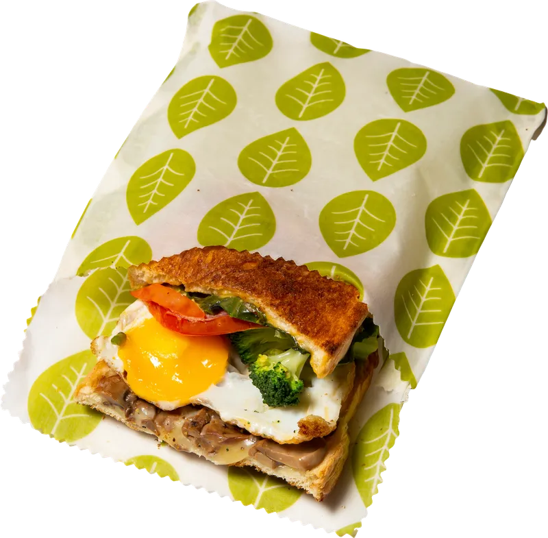 nuts innovations nuts innovations Sandwich und Snack Beutel Vegan 2er Set Grüne Blätter – Produktbild 1 von 1