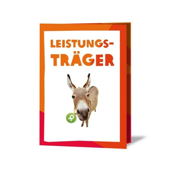 OxfamUnverpackt OxfamUnverpackt Spenden-Geschenk "Esel" (Grußkarte mit Magnet) – Produktbild 2 von 2