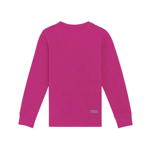 Spangeltangel Spangeltangel Kinder-Sweatshirt "Axolotl", Pink, – Produktbild 4 von 4