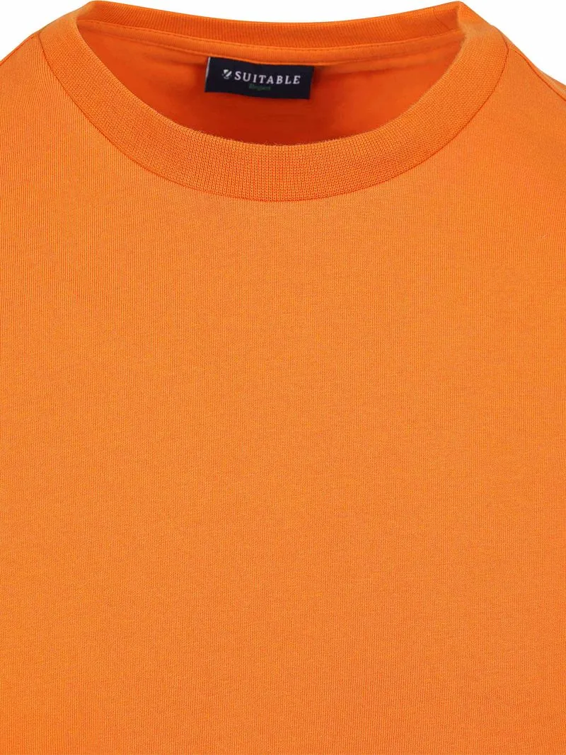 Suitable Suitable Respect T-shirt Tim Orange - Größe XL, Orange, – Produktbild 5 von 5
