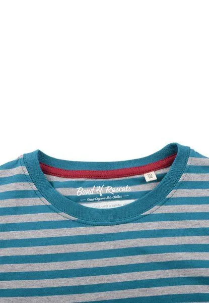 Band of Rascals Band of Rascals Striped Longsleeve, Petrol, – Produktbild 3 von 3