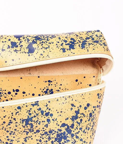 monday market monday market Bauchtasche Lucas aus pflanzlich gegerbtem Leder, Hellbraun-dots, – Produktbild 1 von 3