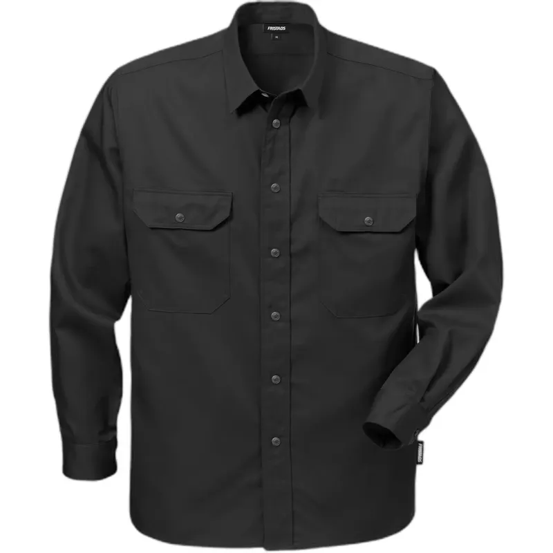 Fristads Langarmshirt Fristads 720 B60, Noir, – Produktbild 1 von 2